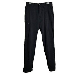Gerry Hiking Pants 32x34 Black Fleece Lined Outdoor Performance Stretch